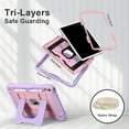 thumbnail image 2 of Case For iPad (A16) 11th 10th Generation 11 inch 10.9 inch (2025/2022) Shockproof Heavy Duty Stand Cover with Built-in Stand & Pencil Holder & Shoulder Strap, 2 of 8