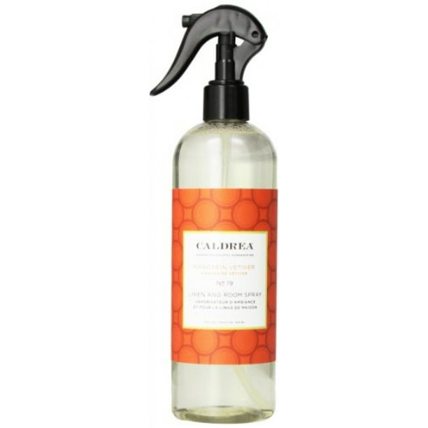Caldrea Linen and Room Spray, Mandarin Vetiver, 16 Ounce