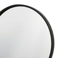 thumbnail image 4 of ZENSTYLE 18" Rubber Frame Round Mirror For Entryways Bathrooms Living Rooms Black, 4 of 8