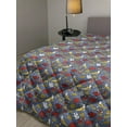 thumbnail image 2 of Birds Down Alternative Comforter, Minimal Colorful Symmetric Avian Animal Repetition of Exotic Parrots in Vivid Colors, Microfiber Quilt for All Season, 5 Sizes, Multicolor, by Ambesonne, 2 of 3