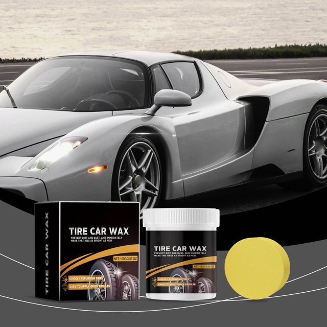 SPOORYYO Crème de Soin des Pneus, Pâte Nourrissante et Revitalisante pour une Protection Longue Durée, Application Facile pour Pneus de Voiture et Moto, Finition Non Grasse, Polyvalente pour Plastiques et Intérieurs