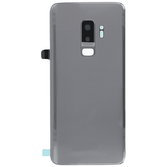 Replacement Back Glass Back Cover With Camera Lens Compatible With Samsung Galaxy S9 Plus G965 - Grey