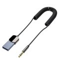 thumbnail image 2 of Receptor Bluetooth 5.0 con micrófono, conexión automática, llamadas manos libres, transmisor y receptor Bluetooth para coche, 2 of 10