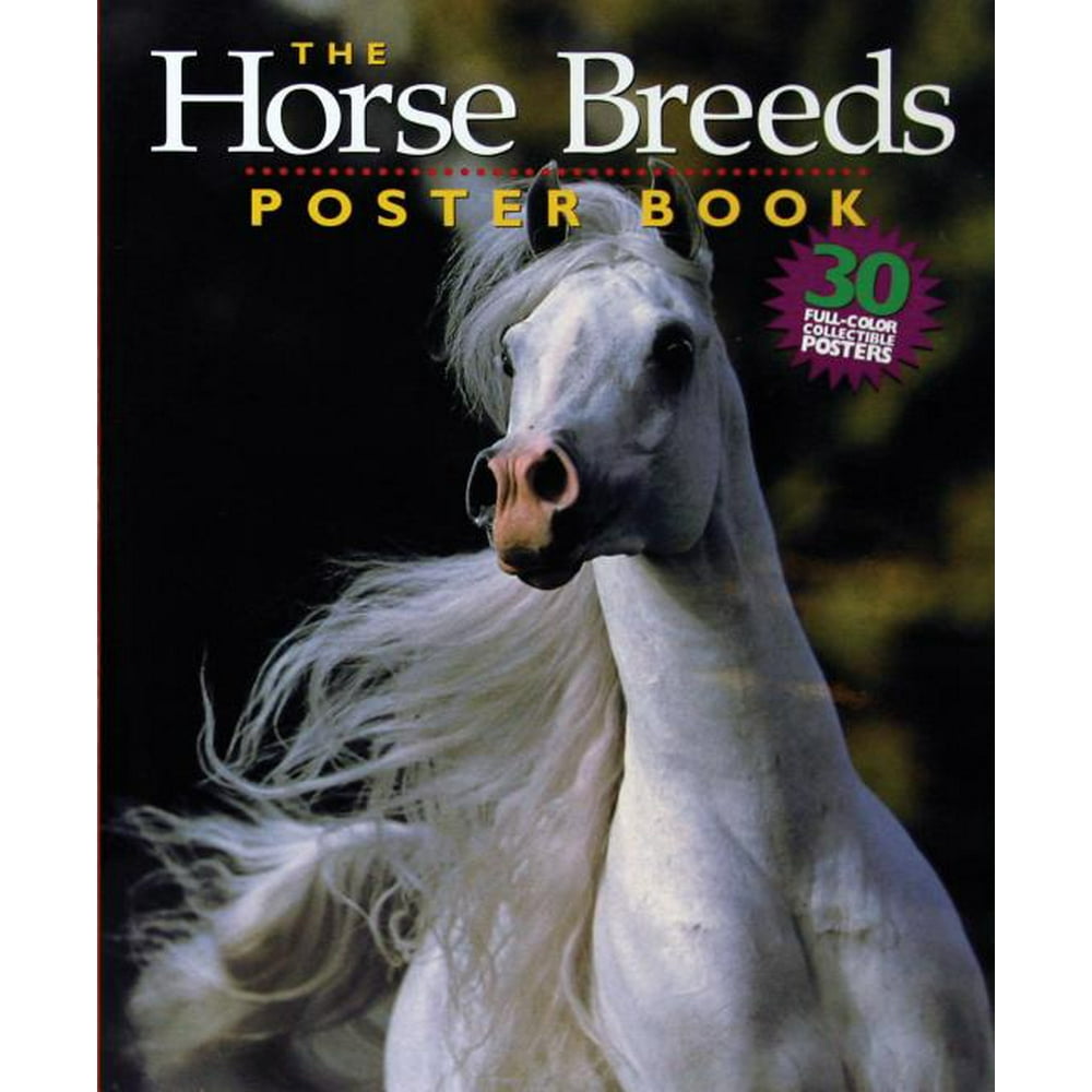 Horse Breeds Poster Book Paperback