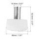 thumbnail image 2 of Paradas de patín en línea Uxcell con tornillos de 0.6'' y tapones de freno de goma 82A con agujeros, blancos 1 par, 2 of 5