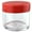 Red, variant on Beauticom 3 Pieces 30G/30ML(1 Oz) Round Clear Plastic Container Jars with Flat Top Lid - 3 Jars