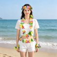 thumbnail image 4 of unbranded 4Jgo Hawaiana Para Fiestas Con Collar Guirnalda Y En Colores Surtidos Festivos, 4 of 8