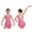 Hot Pink, variant on Hansber Figure Ice Skating Dress Girls Sleeveless Lyrical Dance Leotard for Gymnastics Perform Competition White 6