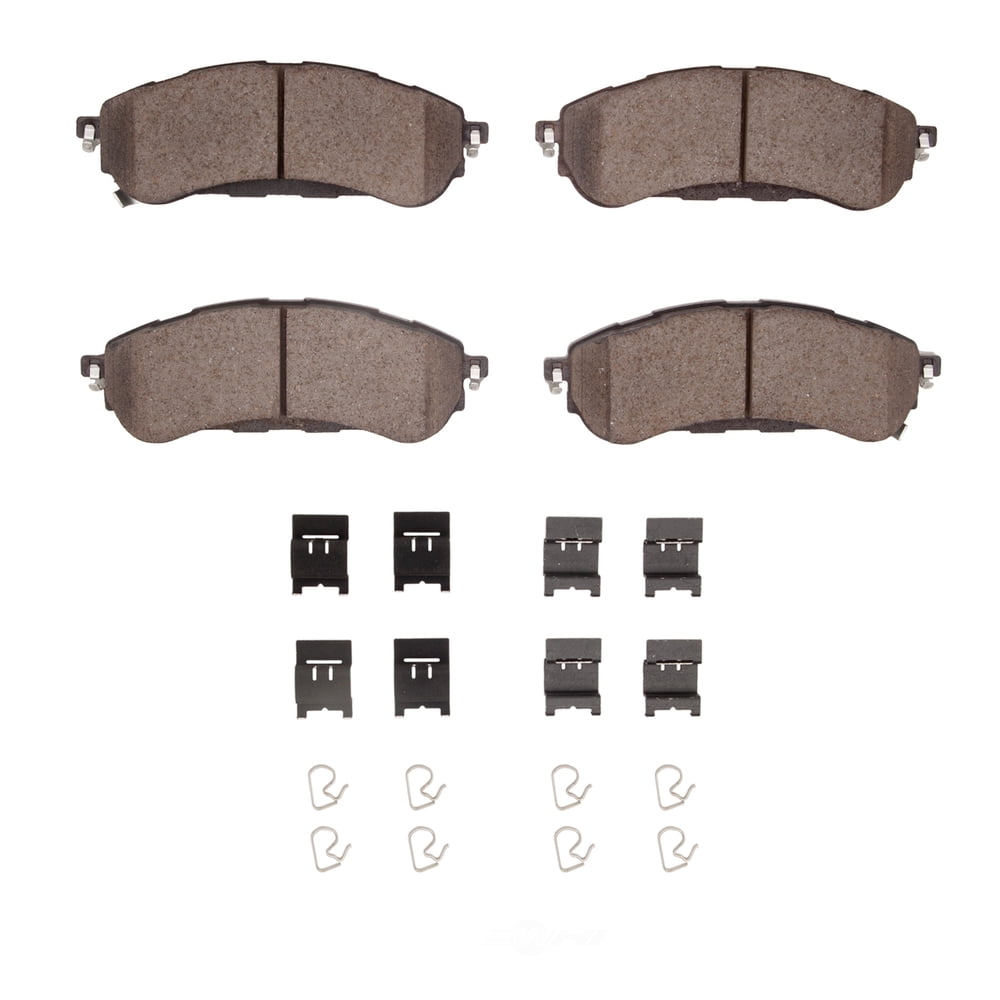 Dynamic Friction Company 1551-2208-01 DFC 5000 Advanced Brake Pads - Ceramic and Hardware Kit - OE