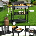 thumbnail image 5 of Tcisa 3-Burner 23" Outdoor Flat Top Grill & Gas Griddle – Propane Grill for Camping, Tailgating, BBQs, and Patio Cooking, 5 of 10