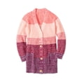 thumbnail image 3 of Woman Within Plus Size Ombre Shaker Cardigan Sweater, 3 of 6
