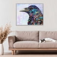 thumbnail image 2 of Stupell Industries Stay Curious Crow Gray Framed Giclee Art design by Lisa Morales, 24 x 30, 2 of 8