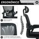 thumbnail image 5 of Silla Oficina de Respaldo Alto Ergonómica, Color Negro, para Hogar u Oficina HOMEMAKE FURNITURE Moderno, 5 of 6
