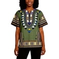 thumbnail image 6 of CONZONE Men's African T-Shirts Short Sleeve T Shirts for Men Casual Crew Neck Traditional Graphic Lightweight Tees Soft Cozy Athletic Tops, 6 of 7