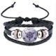 thumbnail image 3 of Pulsera de Anime Sharingan Eye para hombres, brazalete de cuero con figura Vintage, moda gótica para fanáticos, regalos de joyería, 2021, 3 of 5
