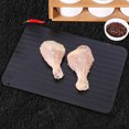 thumbnail image 2 of Defrosting Tray Fast Defrosting Tray Home Restaurant Kitchen Aluminum Alloy Mellow Thawing Plate for Meat and Food Thawing Plate, 2 of 6