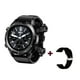 thumbnail image 1 of Bluetooth Watch With Earbuds, Round Fitness Watch With Pedometer, Calories, Sleep Monitor, Stress Monitor For IOS And Android, 1 of 1