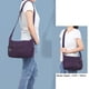 thumbnail image 3 of VOLGANIK ROCK RFID Monederos para Mujer Tela Nylon Multi Bolsillo Bandolera Bolso de Viaje para Mujer, 3 of 5