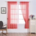 thumbnail image 2 of Efavormart 2 Panels Coral Glitzy Sequin Room Darkening Window Treatment Panel Drapes With Rod Pockets 52"Wx64"L, 2 of 11