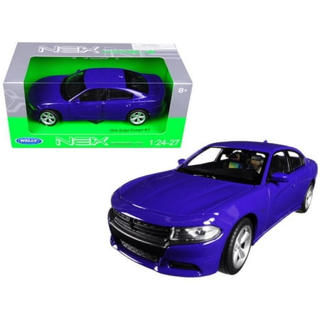 2016 Dodge Charger R-T Purple 1-24 - 1-27 Diecast Model Car by Welly - Walmart.com