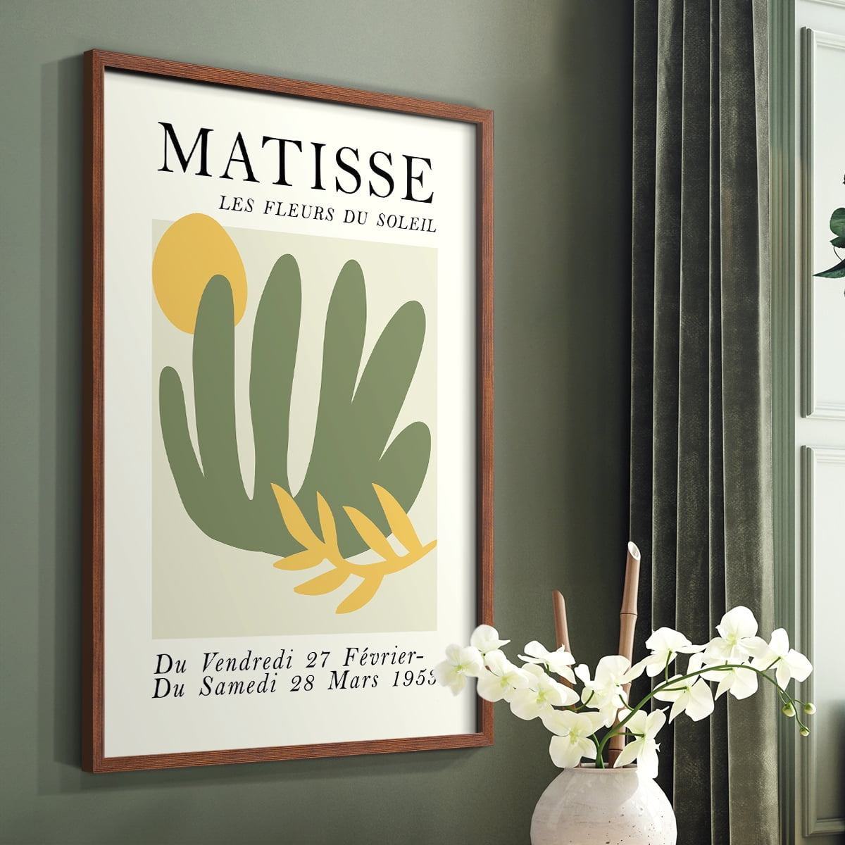 Matisse CCLXXVIII in Solid Wood 8 x 10 Framed Print