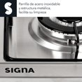 thumbnail image 4 of SIGNA Parrilla De Gas 4 Quemadores De Acero Inoxidable Estufa Compatible Con Gas LP Empotrable o De Sobreponer Encendido Electronico Parrilla Electrica De Estructura Metalica (4 Quemadores), 4 of 9