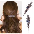thumbnail image 2 of pinzas de cocodrilo de metal con forma de pico de pato, pasador francés vintage, pinzas para el pelo, accesorios para peinar el cabello para mujeres y niñas, 2 of 5