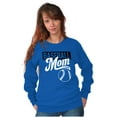 thumbnail image 4 of Baseball Mom Cute Proud Sports Mother Women Crewneck Sweatshirt Brisco Brands M, 4 of 6
