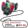 thumbnail image 6 of Controller Charger Dock for Switch, 6-in-1 Charging Station for Switch Joy-Con Controllers and Pro Controller Black (Not for PowerA Pro Controller), 6 of 6