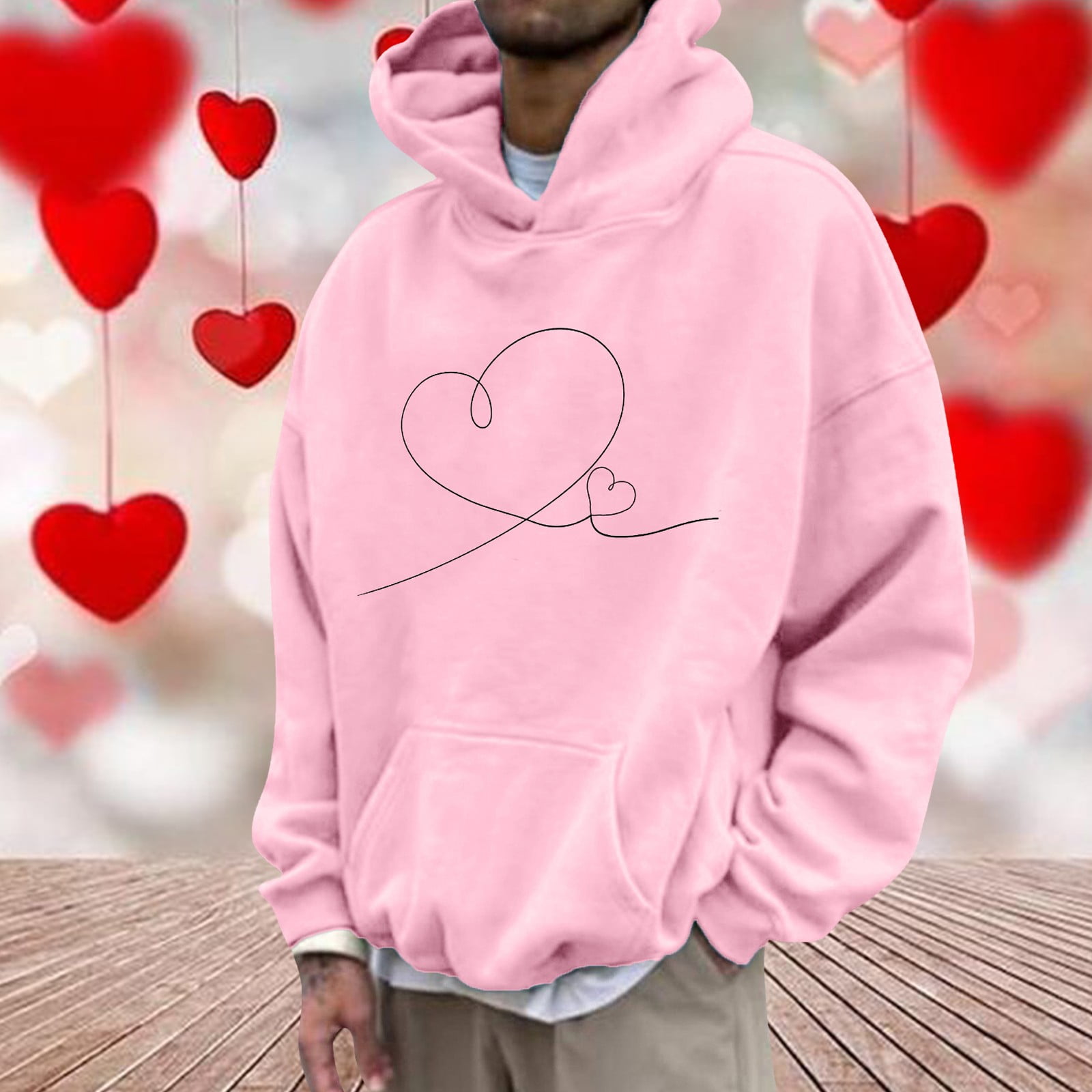 Pink Designer Hoodie Mens Mens Pink Hoodies Designer Gymate Large