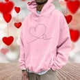 thumbnail image 2 of NLLSHGJ Chandails à Capuche pour Hommes Chandail à Manches Longues Mode Décontractée Imprimé 3D Chandail à Capuche Haut Chandails à Capuche pour Hommes TG Chandails pour Hommes Blanc, 2 of 7