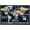 Bronze Framed Version, variant on DaVid Bowman - License Plate Map Wall Poster with Push Pins, 22.375" x 34"