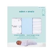 aden + anais essentials rising star easy swaddle wraps - 3pack