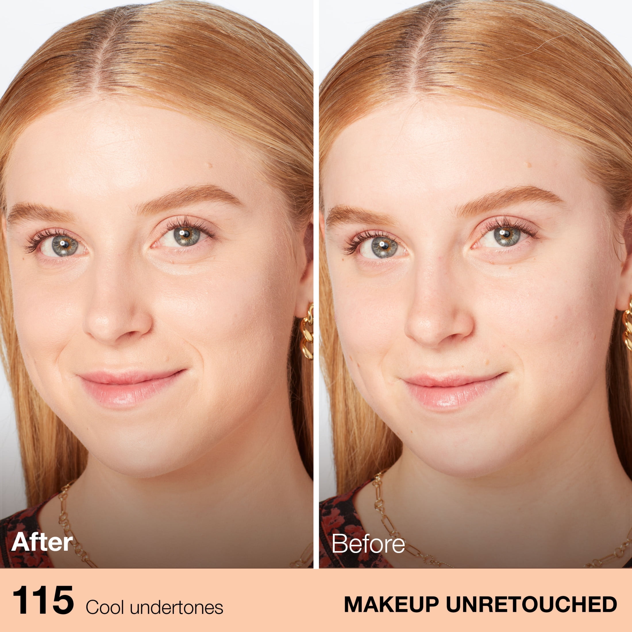 (2 pack) Maybelline Fit Me Dewy and Smooth Liquid Foundation, SPF 18, 115 Ivory, 1 fl oz