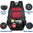 thumbnail image 2 of Extra Large 50l Laptop Backpacks Water Resistant College Backpacks Airline Approved Business Work Bag With Usb Charging Port Fits 17 Inch Computer, 2 of 4
