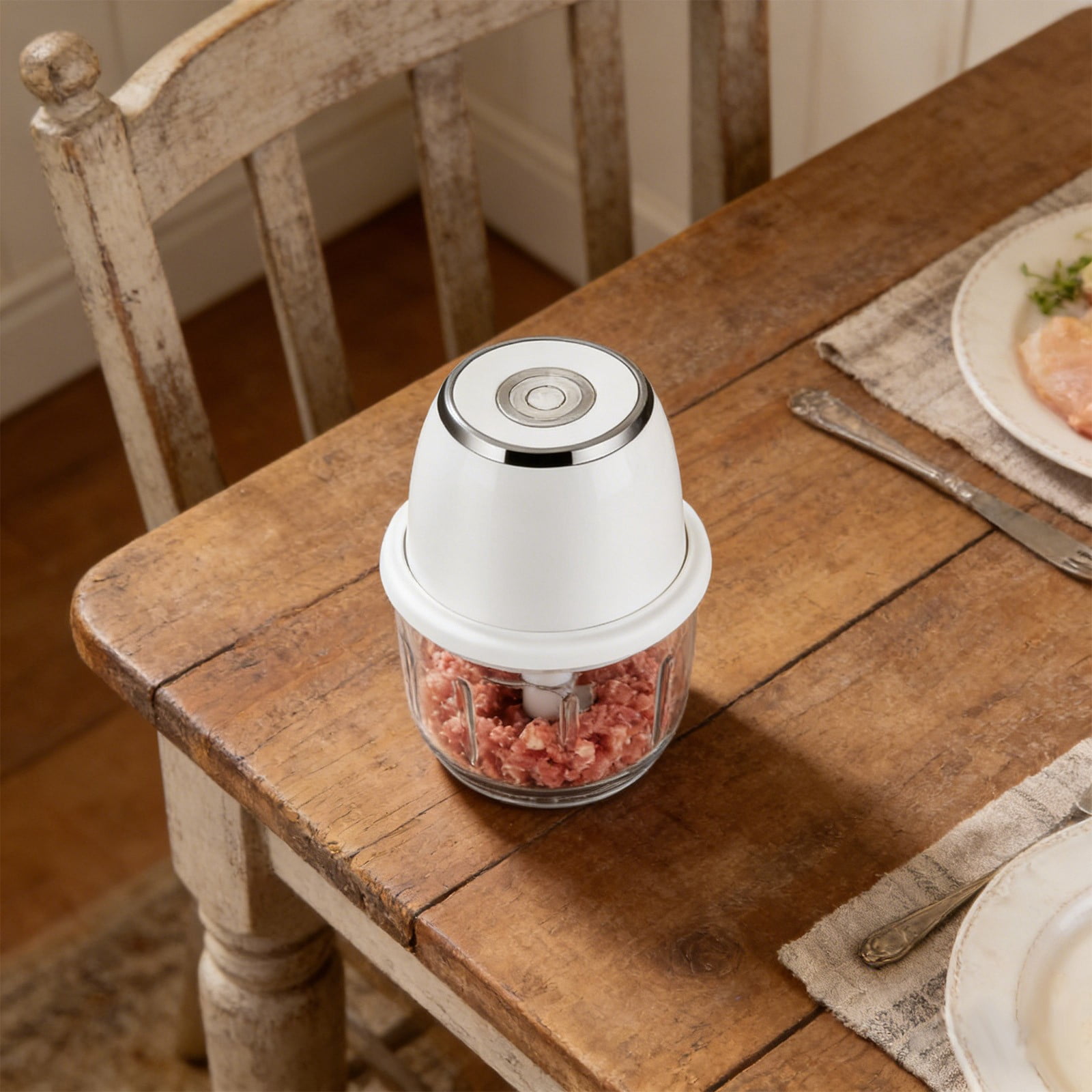 2026 New Garlic Chopper, Vegetable Chopper Processor,Portable Rechargeable Cordless Chopper for Onion, Meat & 350ml – User-Friendly, Compact, and Multi-Functional,mini blender,electric garlic chopper