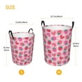 Cauagu Haear Strawberry for Laundry Basket,Collapsible Organizer Basket