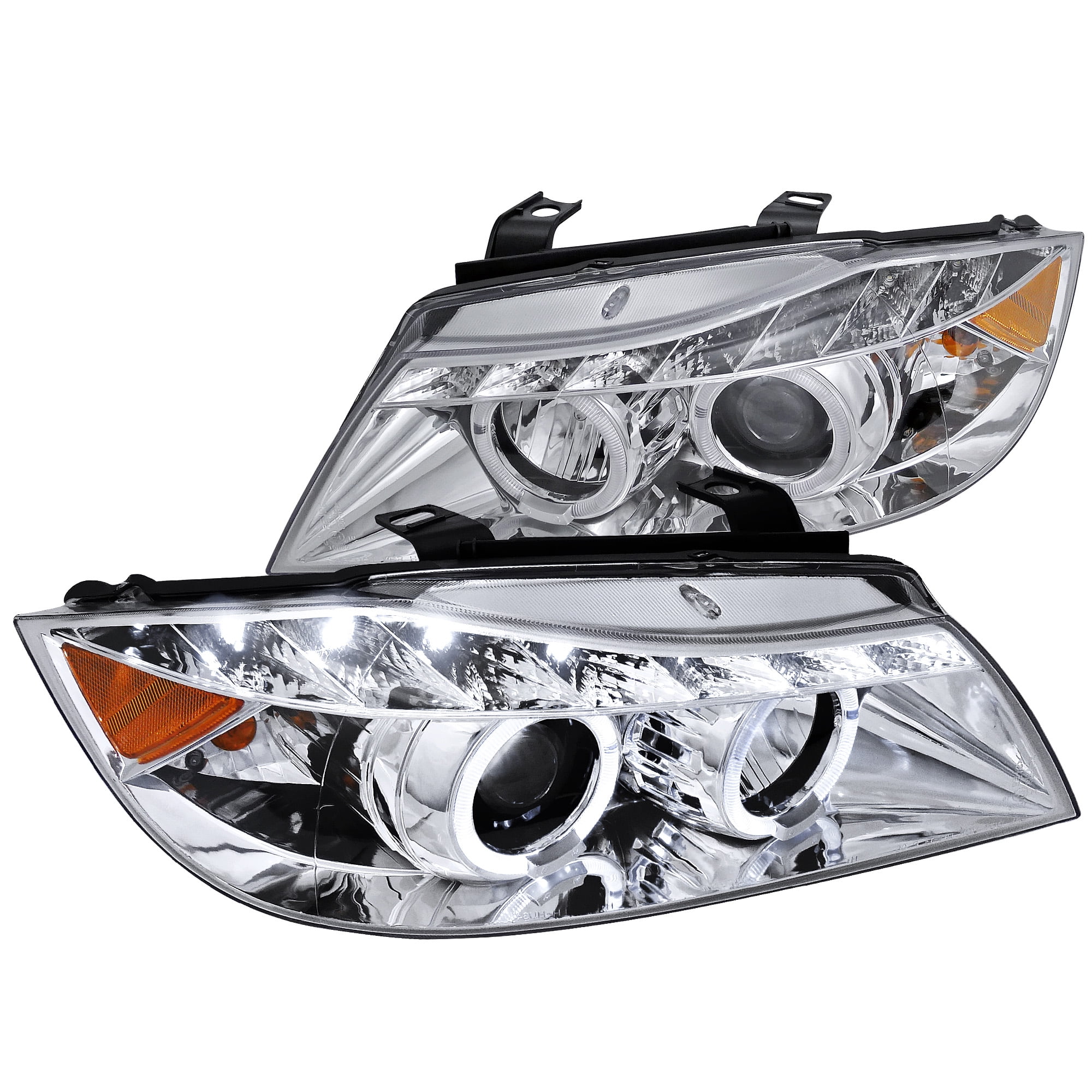 SpecD Tuning Led + Chrome Projector Headlights for 20062008 BMW E90 3
