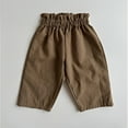 thumbnail image 3 of Kiijoy Boys Linen Wide Leg Pants Summer High Rise Lightweight Pants, Sizes 6-12 Months, 3 of 3