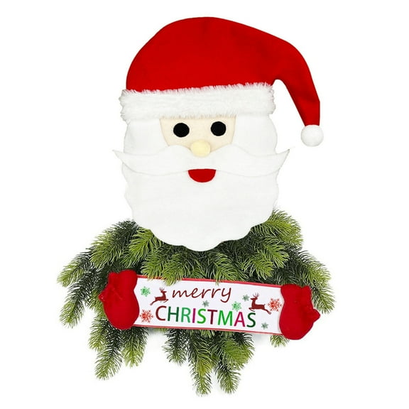 Pre-Lit Artificial Christmas Wreath Outdoor,Lighted Christmas Wwreaths for Front Door,Christmas Wreath With led Lights,Xmas Wreath,Winter Snowflake Christmas Wreath For Door Hanging