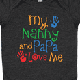 thumbnail image 4 of Inktastic Nanny and Papa Love Me Boys or Girls Baby Bodysuit, 4 of 5