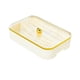 thumbnail image 5 of Platos para servir divididos Plato de frutos secos Decorativo Multifuncional Moderno 6 Blanco, 5 of 9