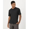 thumbnail image 4 of Hanes Moves Men's Short Sleeve Performance Tee Black M, 4 of 9