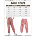 thumbnail image 6 of Rolanko Girls Cargo Pants for Kids Loose Streetwear Hip Hop Dance, 6 of 6