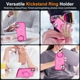 thumbnail image 5 of MYKOMI Compatible with iPhone 16E Case with Invisible Magnetic O-Ring Stand Military-Grade Case for iPhone 16E 6.1" 2025 [Compatible with Mag-Safe][Great Grip Feeling], 5 of 9