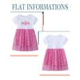 thumbnail image 6 of HWJAD Baby Girls Tutu Dress Dancing Toddler Cotton Layered Tutu Dress Tulle Dresses Princess Party Floral Summer Dress 3T, 6 of 6
