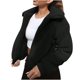 thumbnail image 2 of Abrigo informal de manga larga sin capucha para mujer, chaquetas y abrigos de invierno a la moda, cálido, con cremallera, color liso, de manga larga, 2 of 6