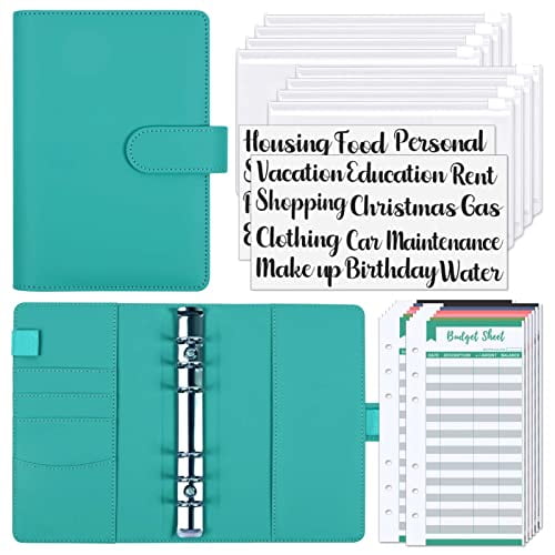 SKYDUE Budget Binder with Cash Envelopes & Expense Budget Sheets