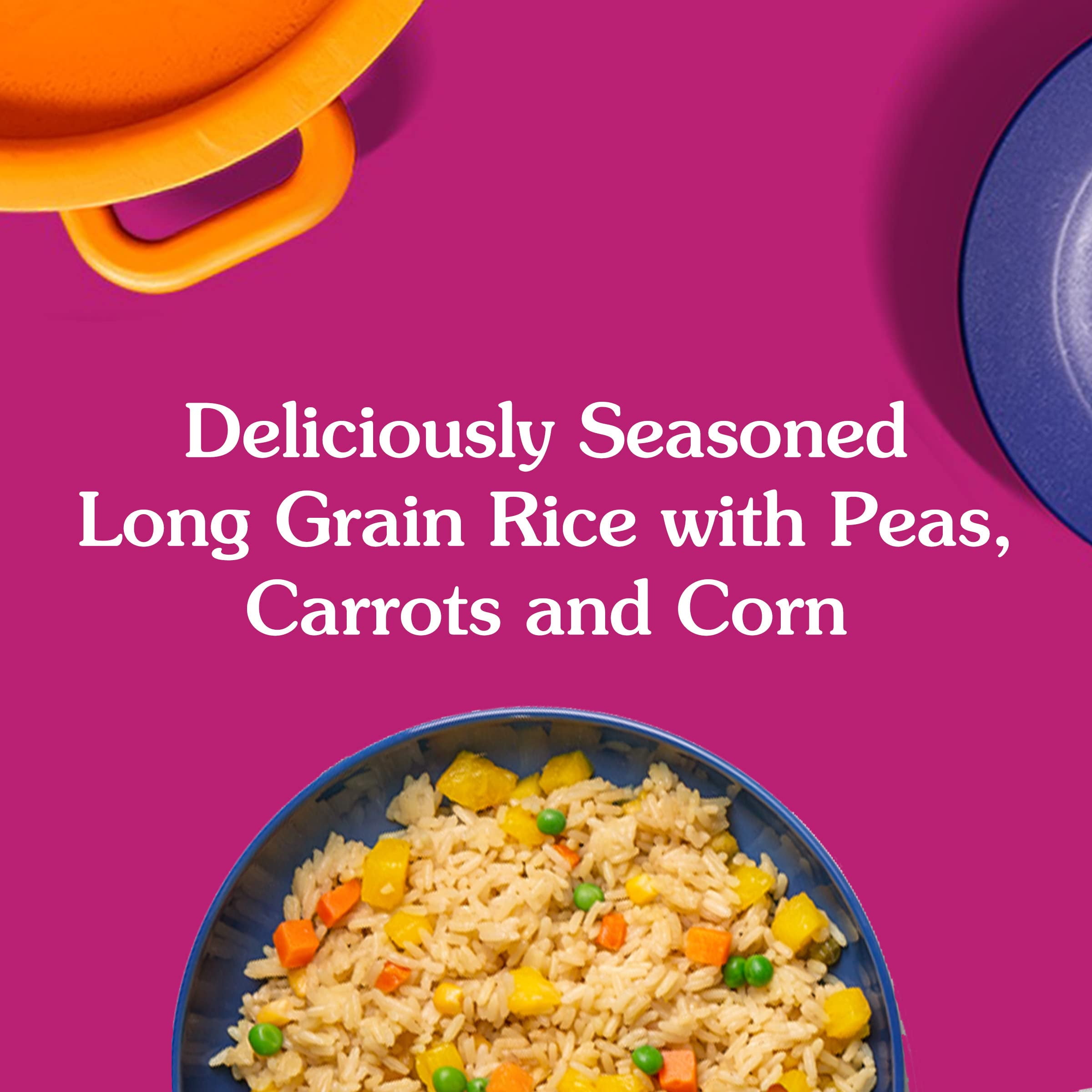 BEN S ORIGINAL Ready Rice Garden Vegetable Flavored Rice  Easy Dinner Side (Pack of 4)