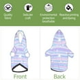 thumbnail image 3 of Uemuo Striped Gradient for Winter Dog Hoodie Sweatshirts with Pockets Warm Dog Clothes for Small Dogs Chihuahua-Large, 3 of 8